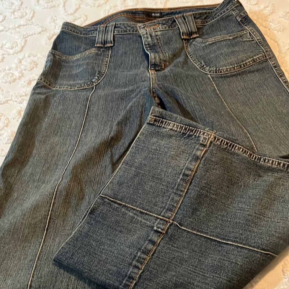 Wide leg jeans ankle length